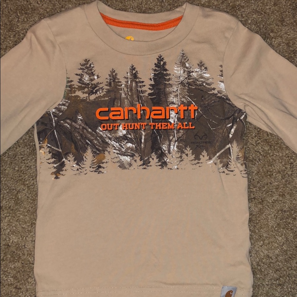 Boys Carhartt long sleeve shirt